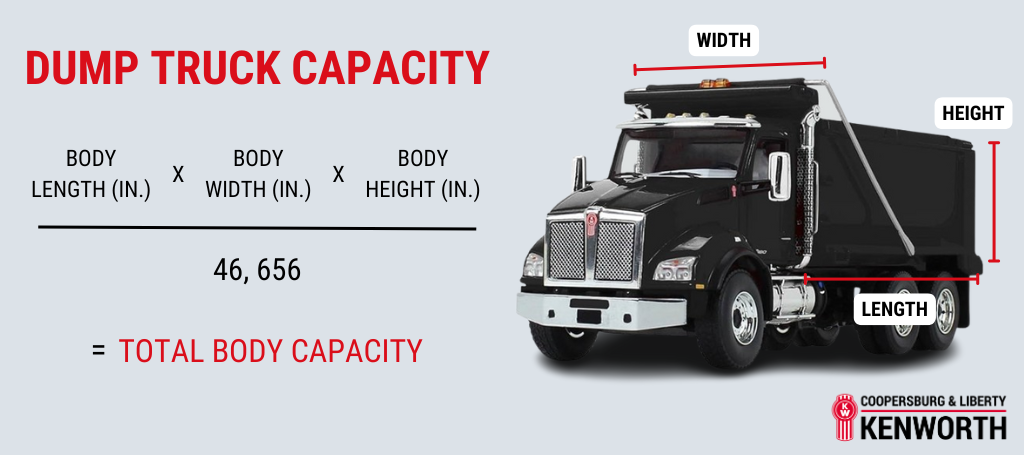 Dump Truck Capacity Chart